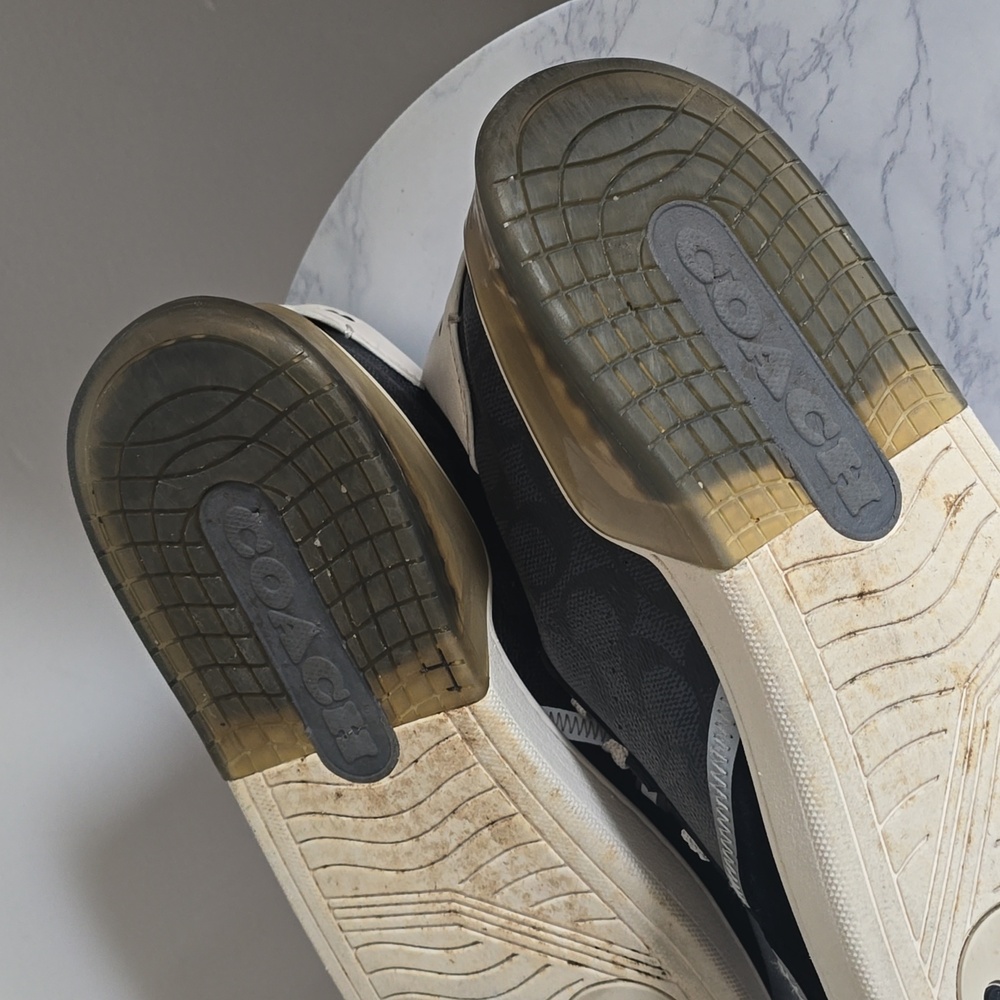 Coach 1941 Black Citysole Signature Court Sneakers - Picture 11 of 11